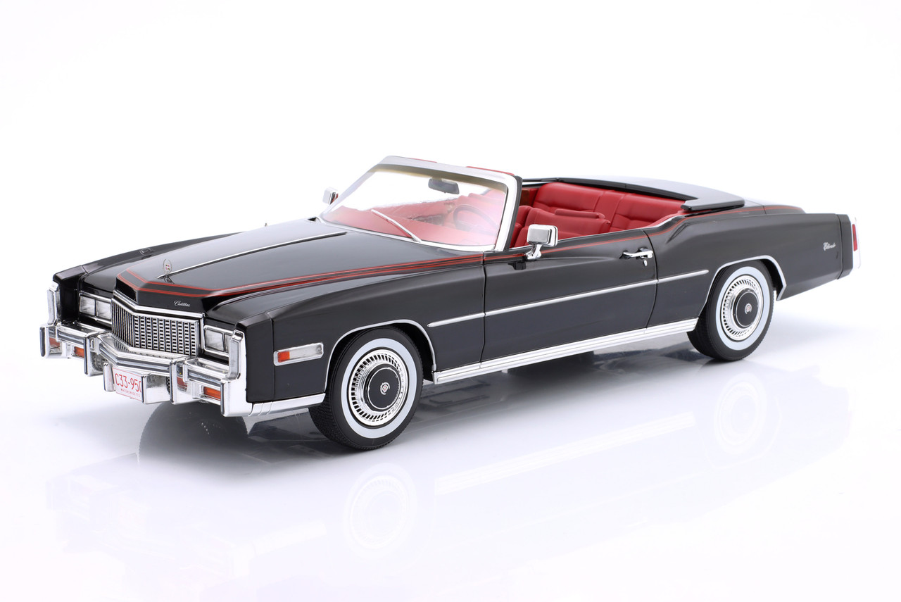 1976 Cadillac Eldorado 1/18スケールモデル 1/18 ModelCarGroup 1976 Cadillac Eldorado Convertible (Black) Car