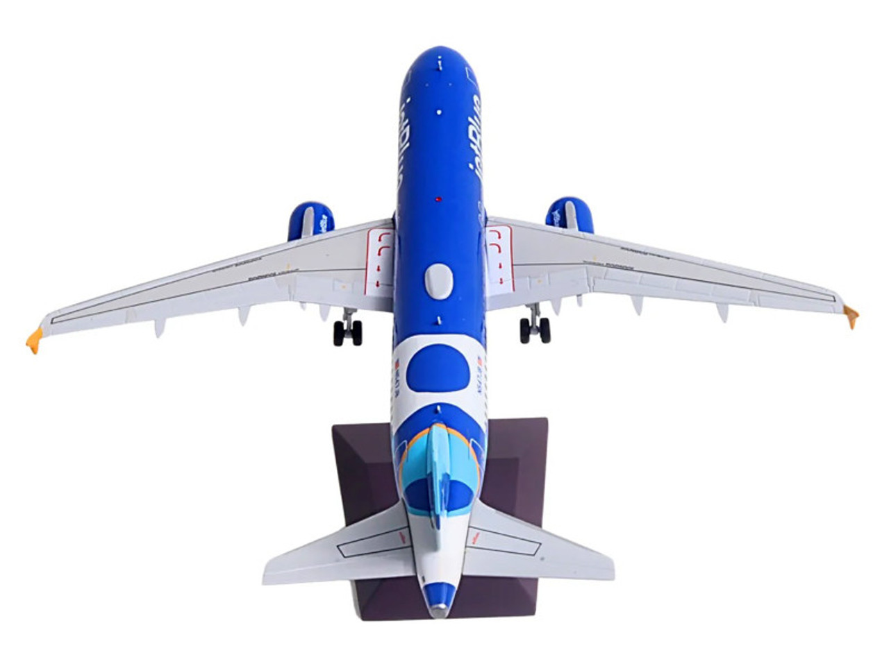 Airbus A320 Commercial Aircraft "JetBlue Airways - Forever Blue" (N547JB) Blue with Graphics "Gemini 200" Series 1/200 Diecast Model Airplane by GeminiJets