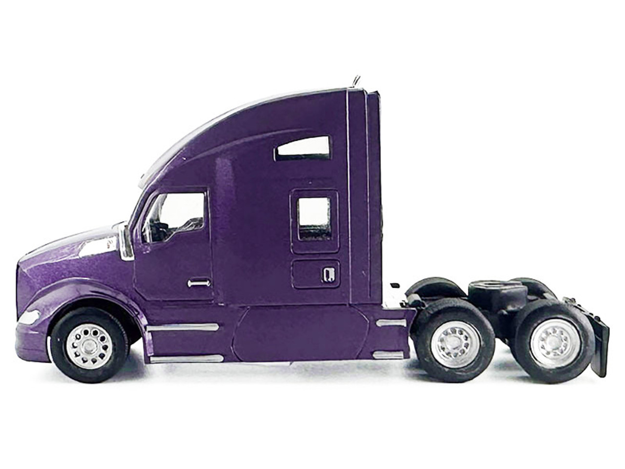 Kenworth T680 Sleeper Cab Purple Metallic 1/87 (HO) Plastic Model Car by HO Logistics Kenworth T680 Sleeper Cab Purple Metallic 1/87 (HO) Plastic Model Car by HO Logistics