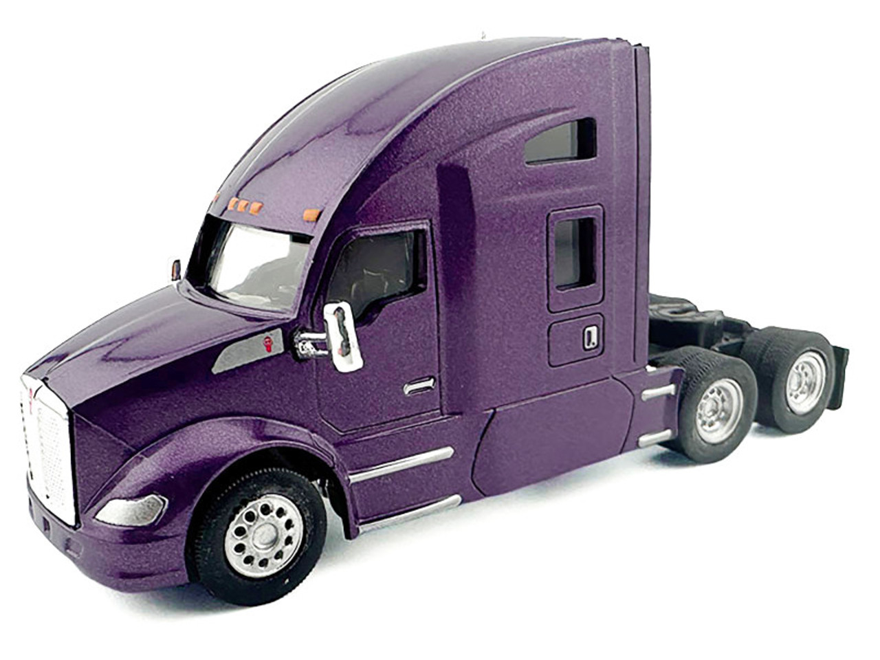 Kenworth T680 Sleeper Cab Purple Metallic 1/87 (HO) Plastic Model Car by HO Logistics Kenworth T680 Sleeper Cab Purple Metallic 1/87 (HO) Plastic Model Car by HO Logistics