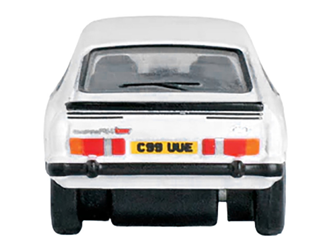 Ford Capri Mk3 RHD (Right Hand Drive) Diamond White with Black Stripes 1/148 (N) Scale Diecast Model Car by Oxford Diecast Ford Capri Mk3 RHD (Right Hand Drive) Diamond White with Black Stripes 1/148 (N) Scale Diecast Model Car by Oxford Diecast