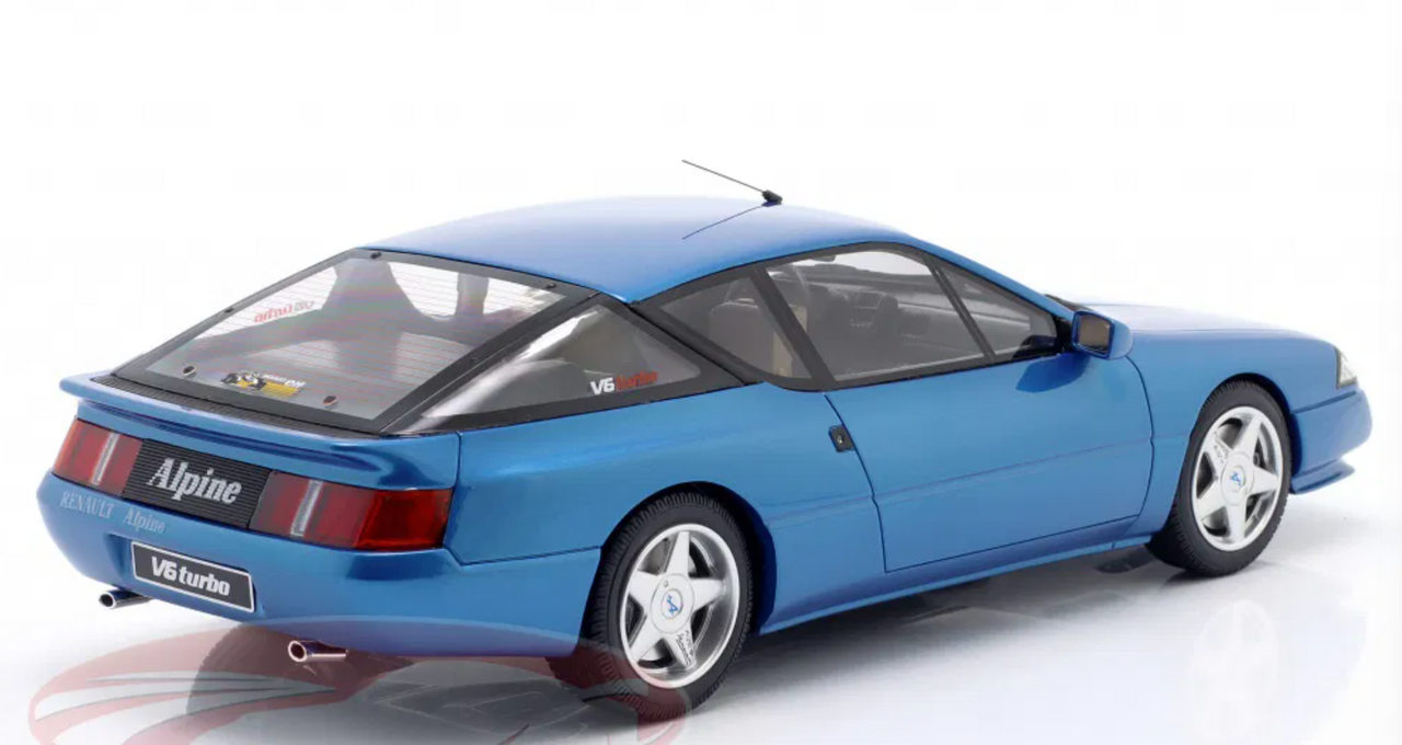 1/18 OTTO 1990 Alpine GTA V6 Turbo (Alpine Blue Metallic) Car Model