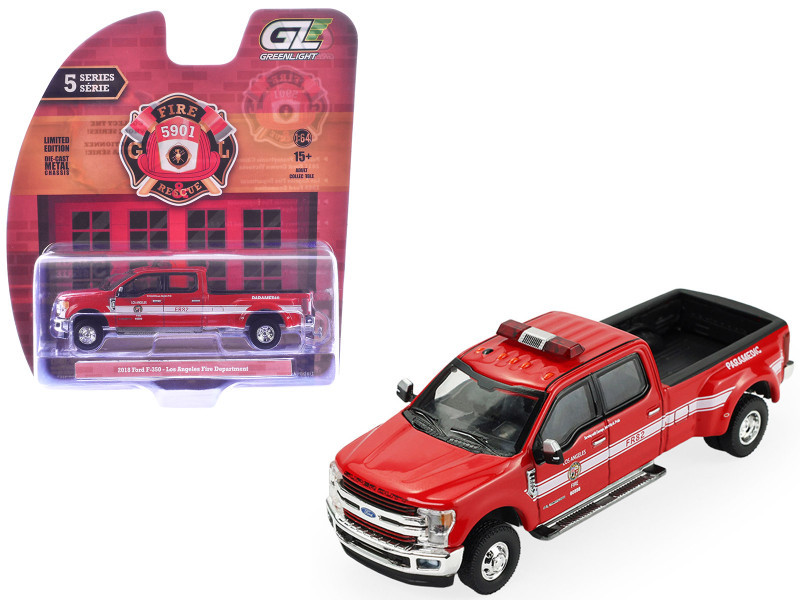 1/64 Greenlight 2018 Ford F-350 Los Angeles Fire Department