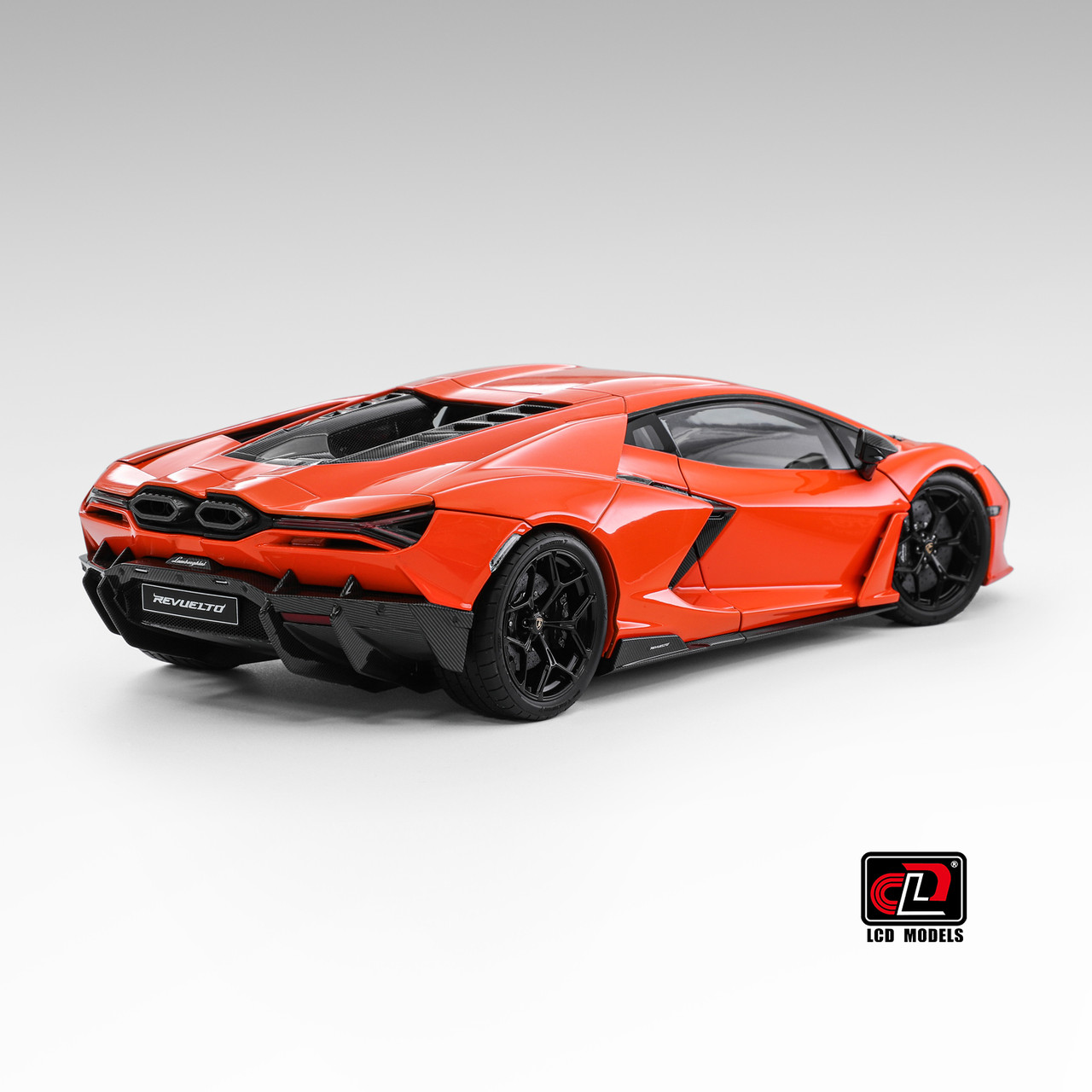 1/18 LCD Lamborghini Revuelto (Orange) Diecast Car Model