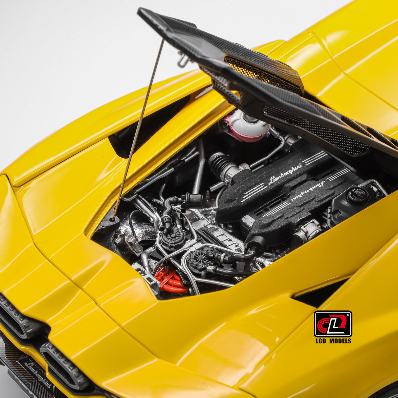 1/18 LCD Lamborghini Revuelto (Yellow) Diecast Car Model