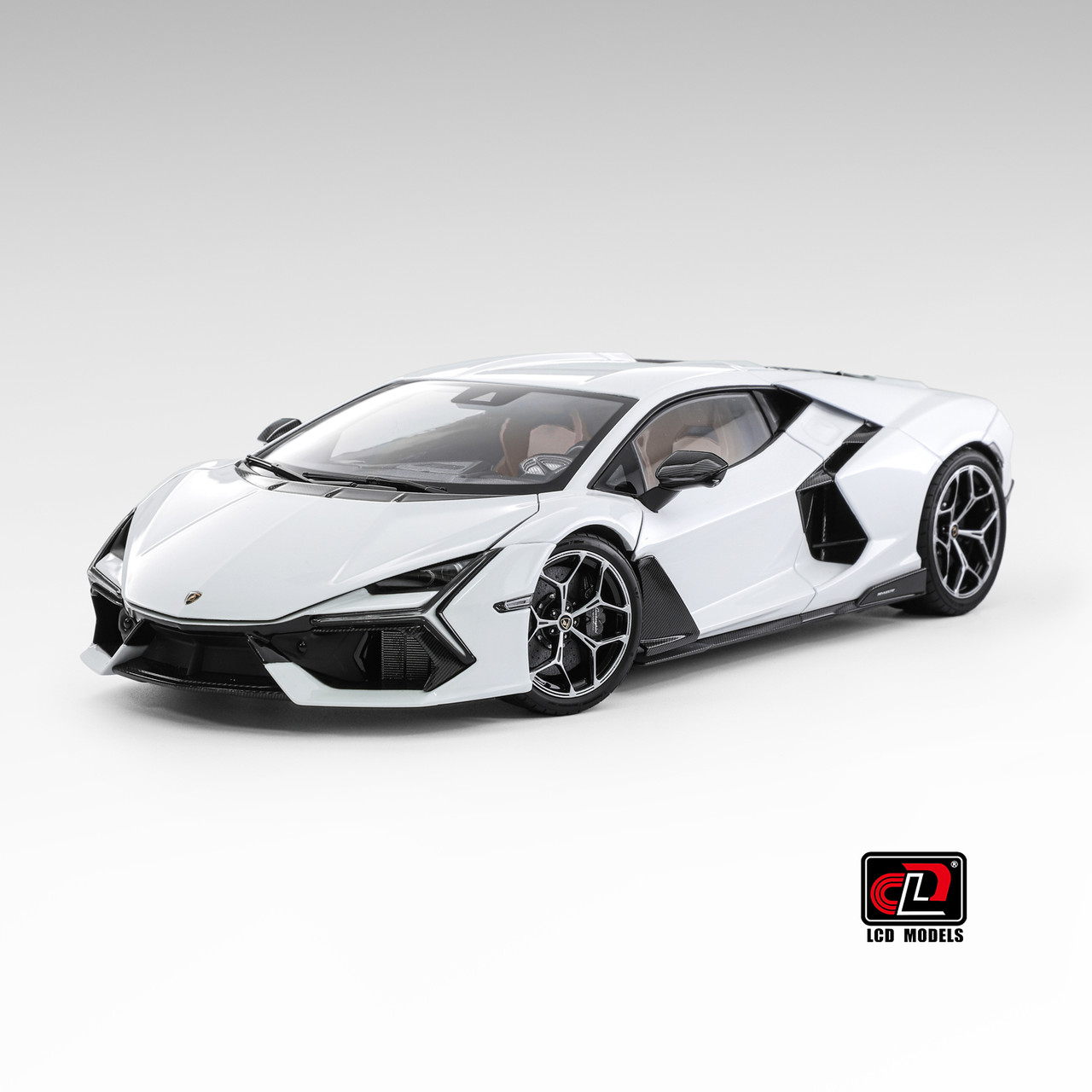 1/18 LCD Lamborghini Revuelto (White) Diecast Car Model
