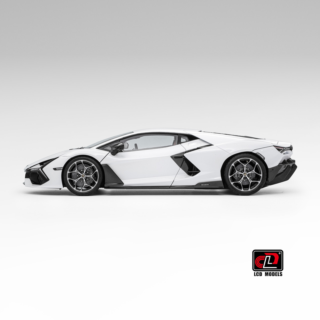 その他 10 1/18 LCD Lamborghini Revuelto (White) Diecast Car Model