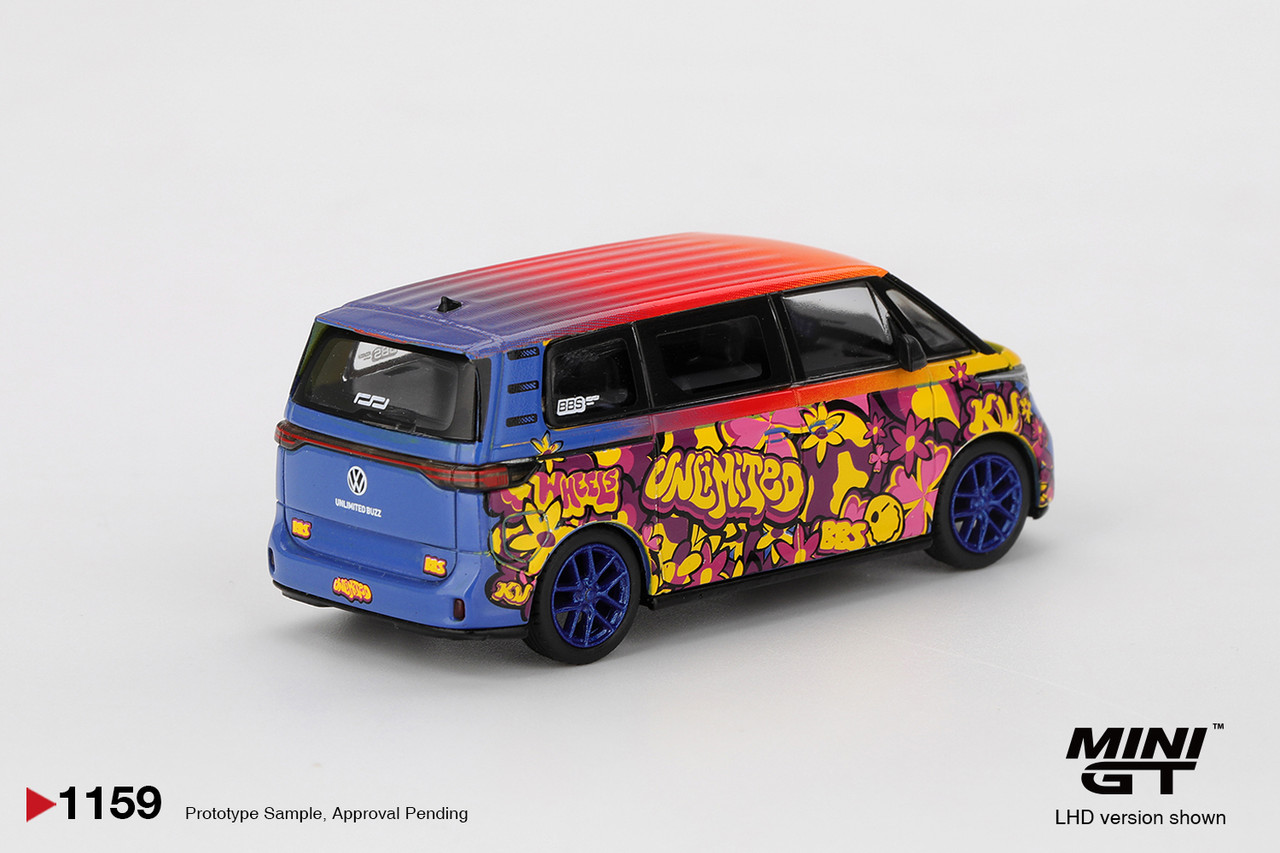 1/64 Mini GT Volkswagen ID.Buzz KW/BBS Car Model