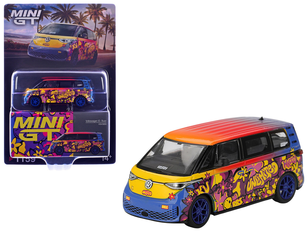 1/64 Mini GT Volkswagen ID.Buzz KW/BBS Car Model