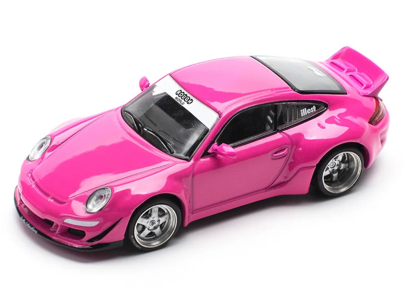 1/64 Poprace Porsche 911 997 RWB (Pink) Diecast Car Model