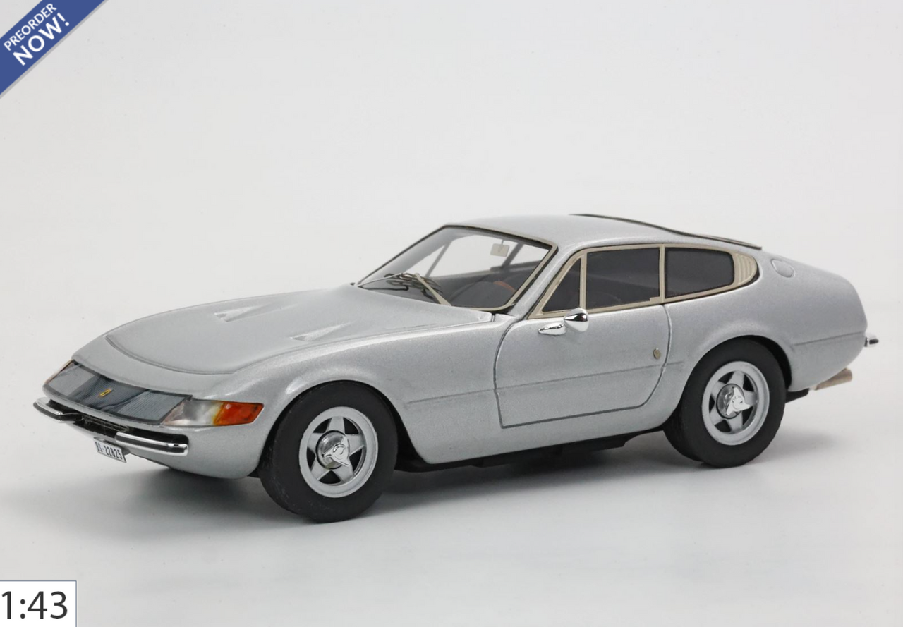 1/43 BBR Ferrari Daytona 365 GTB/4 (Silver) Car Model