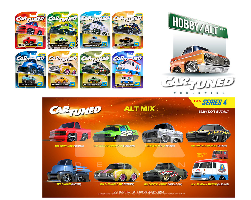 カー・チューンド 1:64 シリーズ8(メインライン・アソートメント 2025) MGA 1/64 CAR TUNED MAINLINE SERIES 8 2025 ASSORTMENT – Boss Company