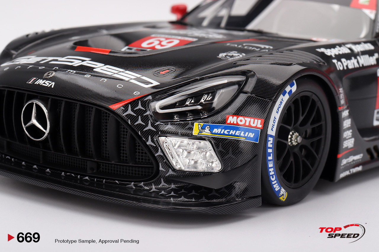 1/18 Top Speed 2025 Mercedes-AMG GT3 EVO #69 GetSpeed 2025 IMSA