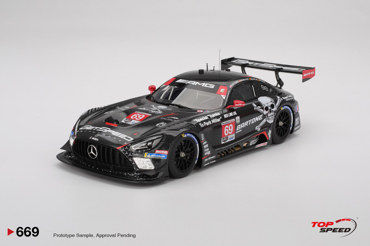 1/18 Top Speed 2025 Mercedes-AMG GT3 EVO #69 GetSpeed 2025 IMSA
