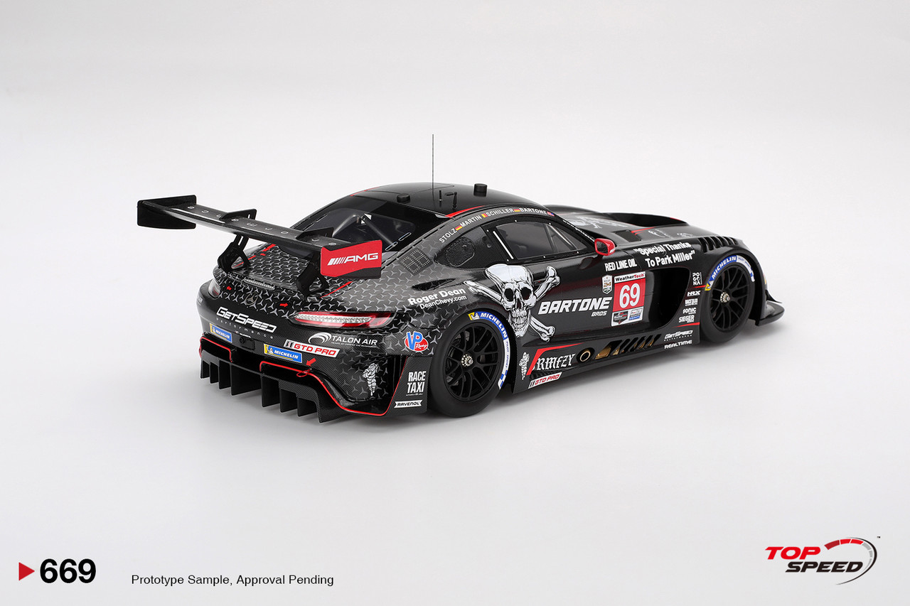 1/18 Top Speed 2025 Mercedes-AMG GT3 EVO #69 GetSpeed 2025 IMSA