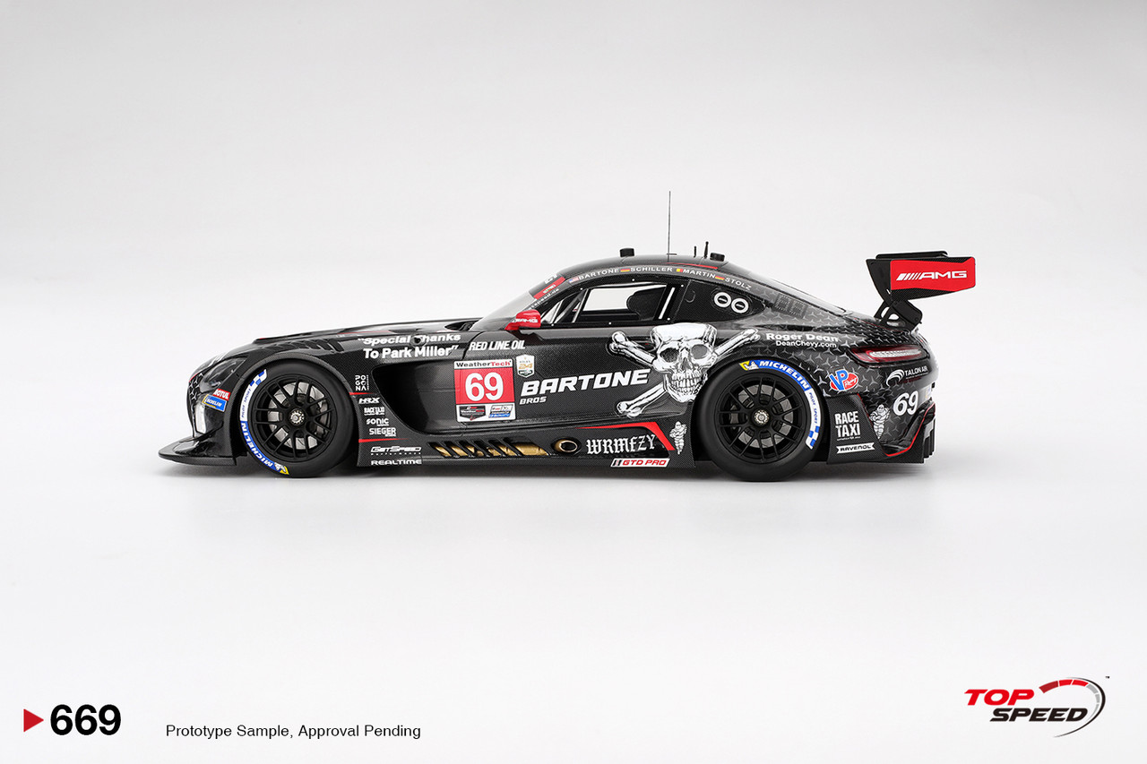 1/18 Top Speed 2025 Mercedes-AMG GT3 EVO #69 GetSpeed 2025 IMSA