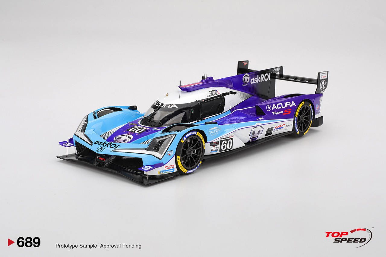 1/18 Top Speed 2025 Acura ARX-06 #60 Acura Meyer Shank Racing 2025