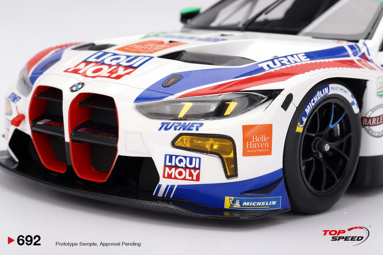 1/18 Top Speed 2025 BMW M4 GT3 EVO #96 Turner Motorsport 2025 IMSA