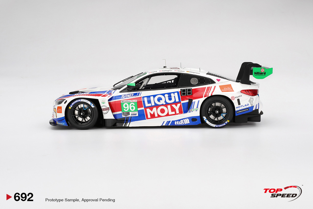 1/18 Top Speed 2025 BMW M4 GT3 EVO #96 Turner Motorsport 2025 IMSA