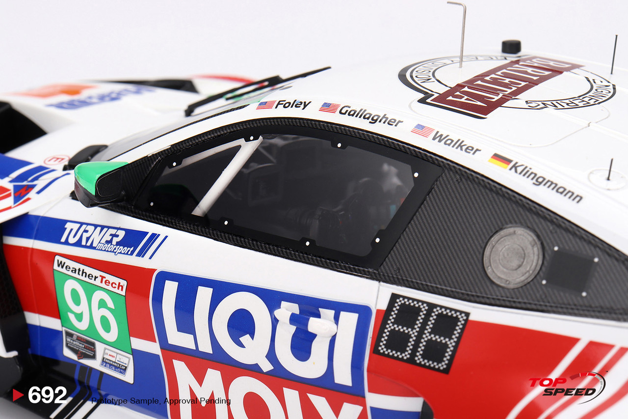 1/18 Top Speed 2025 BMW M4 GT3 EVO #96 Turner Motorsport 2025 IMSA