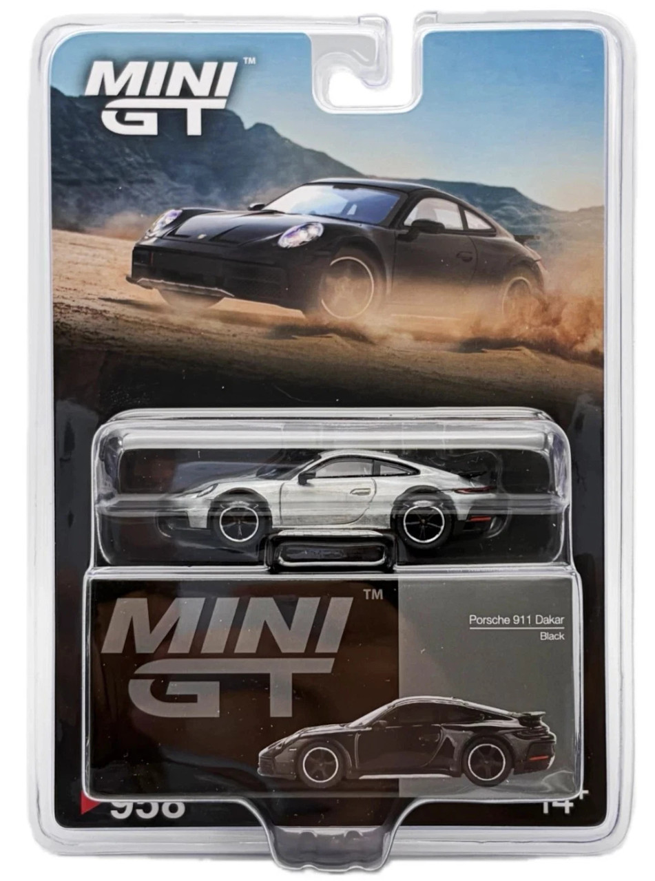 CHASE CAR 1/64 Mini GT Porsche 911 992 Dakar (Silver) Diecast Car