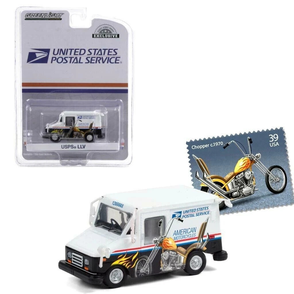 1/64 Greenlight (USPS) Long-Life Postal Delivery Vehicle (LLV) Diecast Car Model