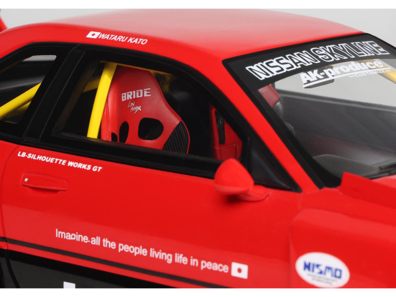 1/18 GT Spirit 2020 Nissan Skyline GT-R GTR R34 LB Super Silhouette (Red) Car Model