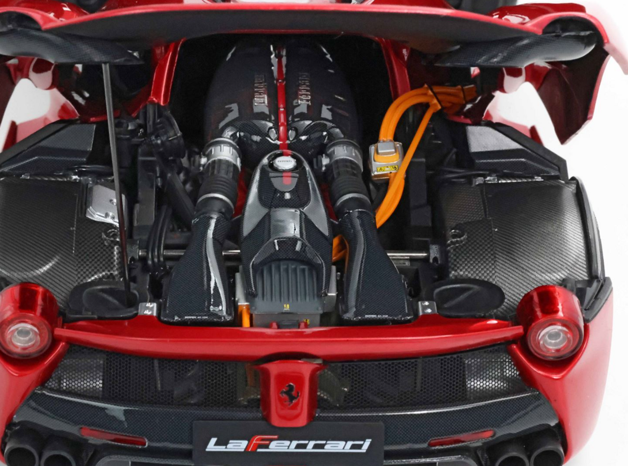 1/18 BBR 2012 Ferrari LaFerrari (Red F1 2007) Full Open Diecast Car Model with Real Carbon Fiber Base Limited 100 Pieces
