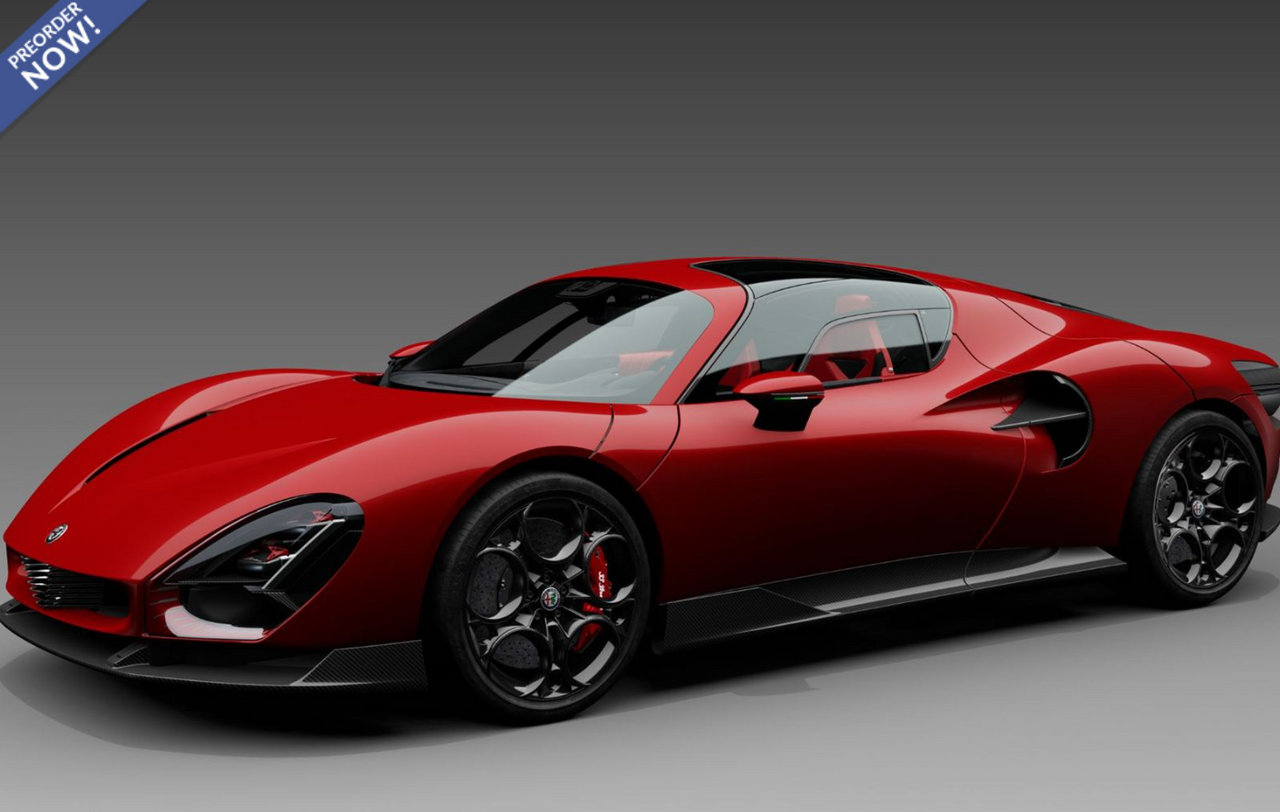 1/43 BBR Alfa Romeo 33 Stradale (Alfa Red) Car Model Limited 233 Pieces