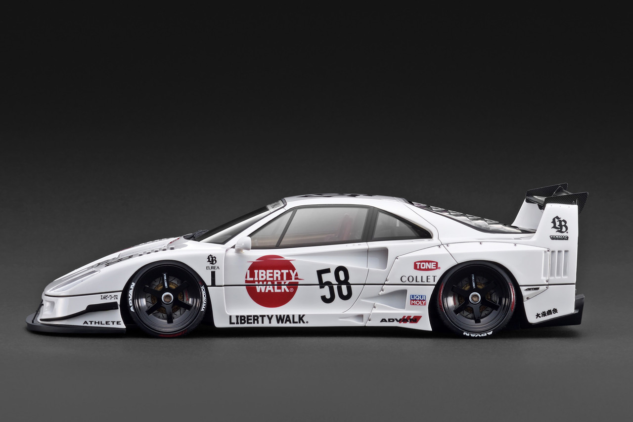 1/18 IG Ignition Model Ferrari F40 LB-Works #58 (White) Car Model