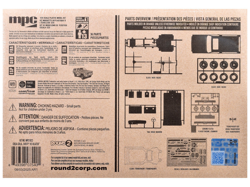 Skill 1 Model Kit Chevrolet K5 Blazer 