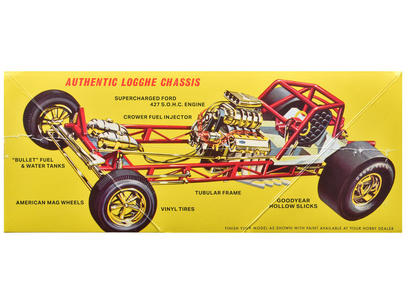 Skill 2 Model Kit 1969 Ford Mustang Longnose Funny Car 