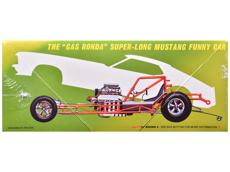 Skill 2 Model Kit 1969 Ford Mustang Longnose Funny Car 