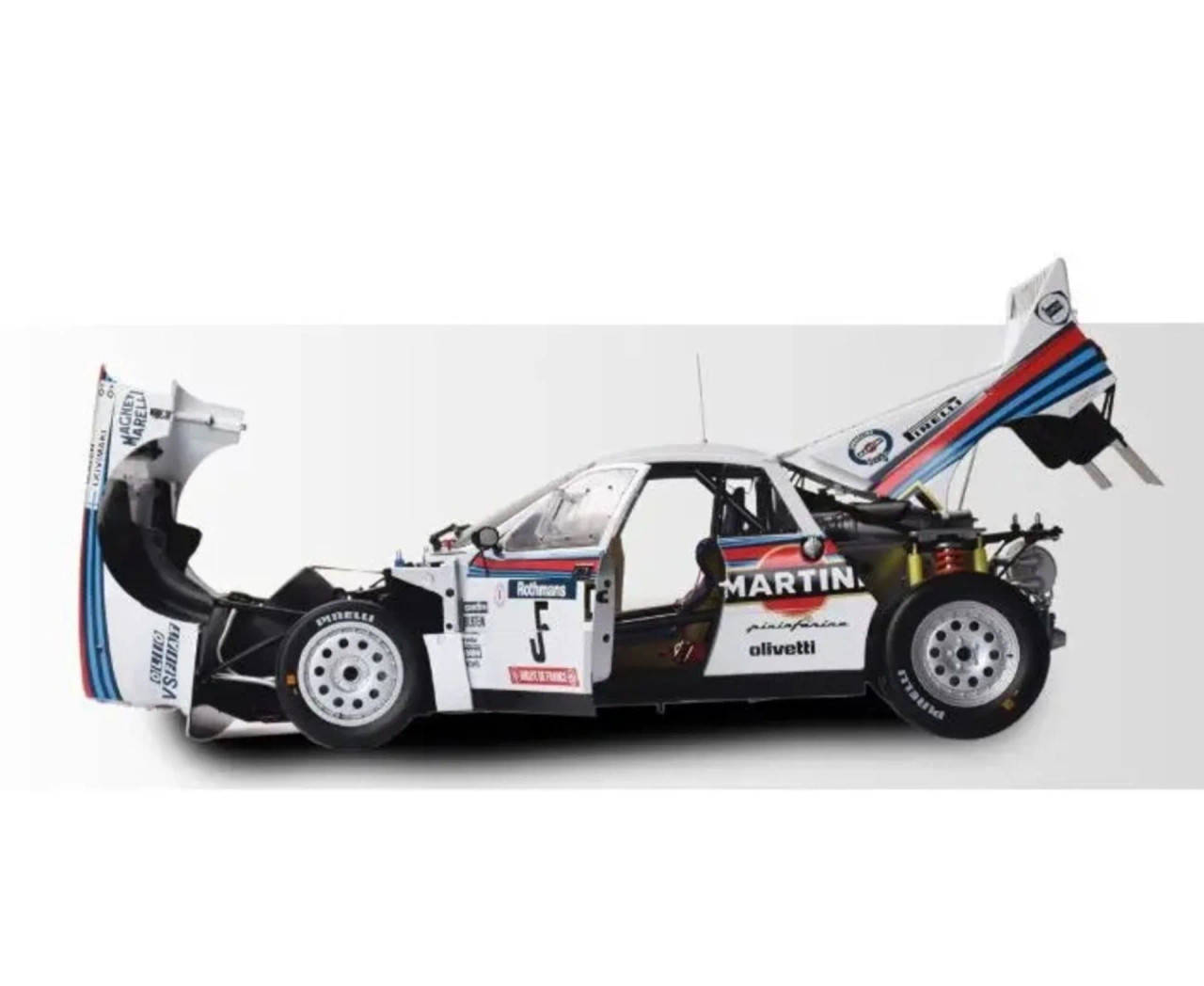1/8 Ixo 1984 Lancia 037 Martini Racing #5 Winner Rallye Tour de