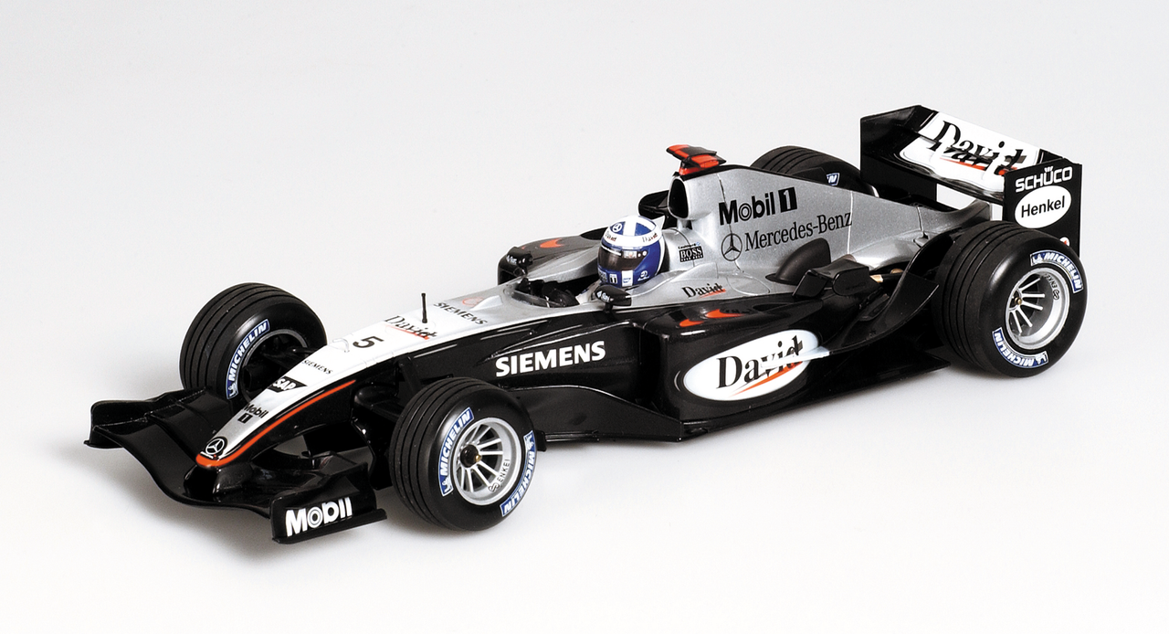 1/18 Minichamps 2004 Formula 1 McLaren Mercedes MP4/19 #5 David Coulthard Car Model