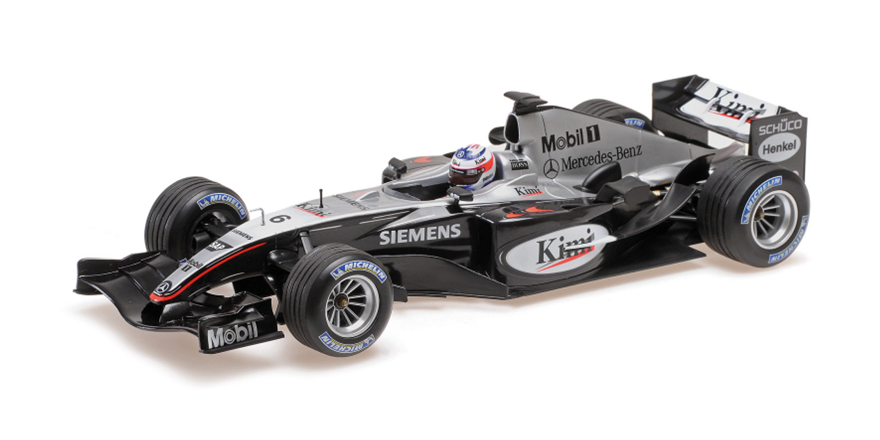 1/18 Minichamps 2004 Formula 1 McLaren Mercedes MP4/19 Kimi Raikkonen Car Model