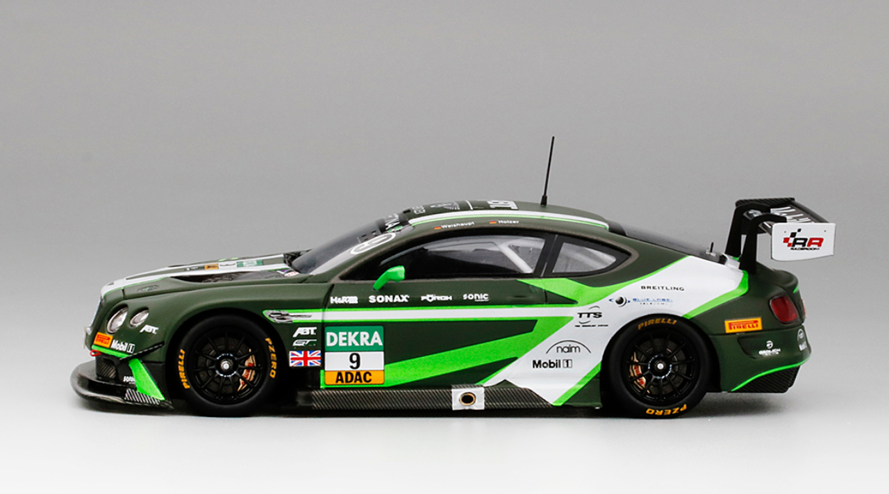 1/43 TSM Bentley Continental GT3 #9 ADAC GT Masters Red Bull Ring 2016 Bentley Team ABT Car Model