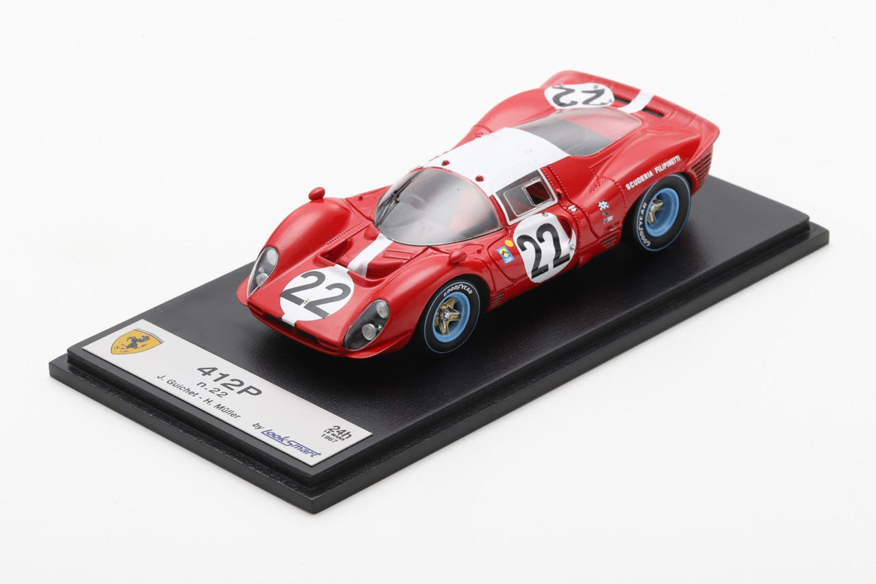 1/43 Looksmart 1967 Ferrari 412P Berlinetta #22 24h LeMans