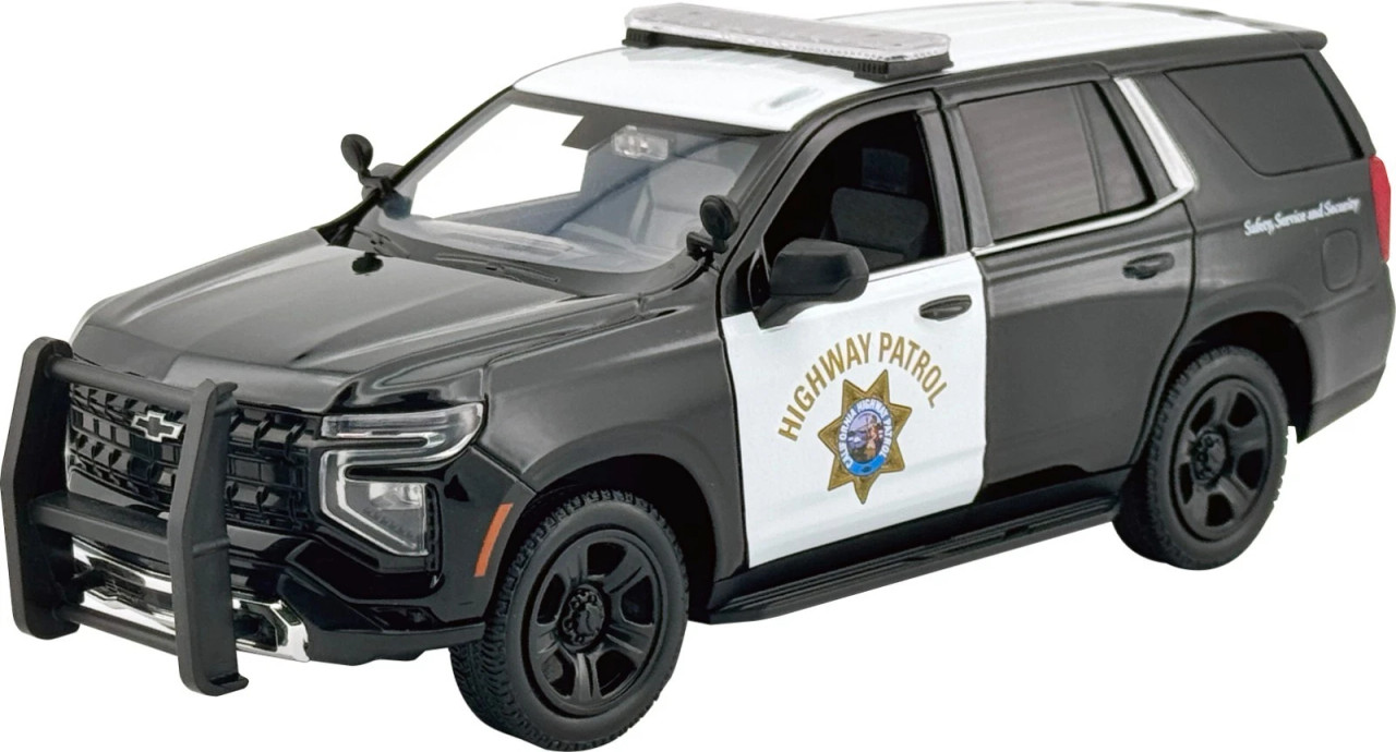 専用1 1/24 Motormax 2025 Chevrolet Tahoe California Highway Patrol CHP