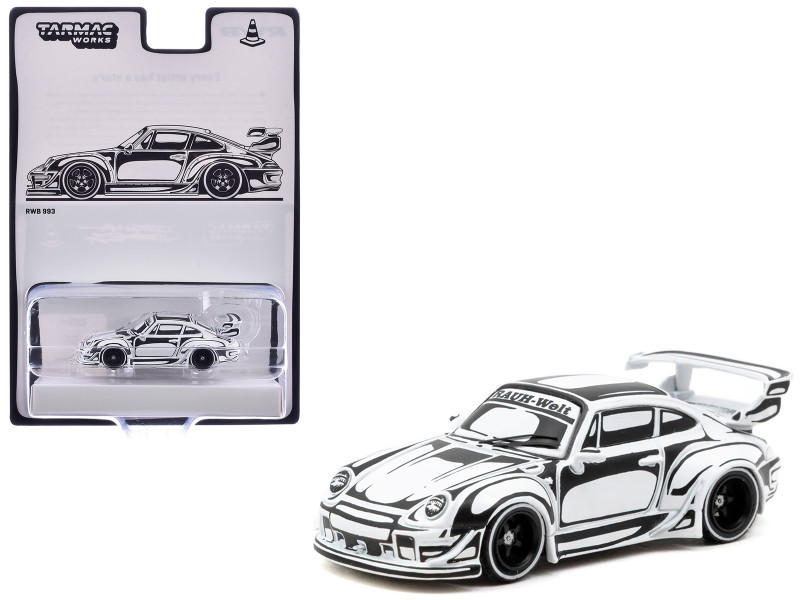 1/64 Tarmac Works Porsche 911 RWB 993 Designed by JOSHUA VIDES