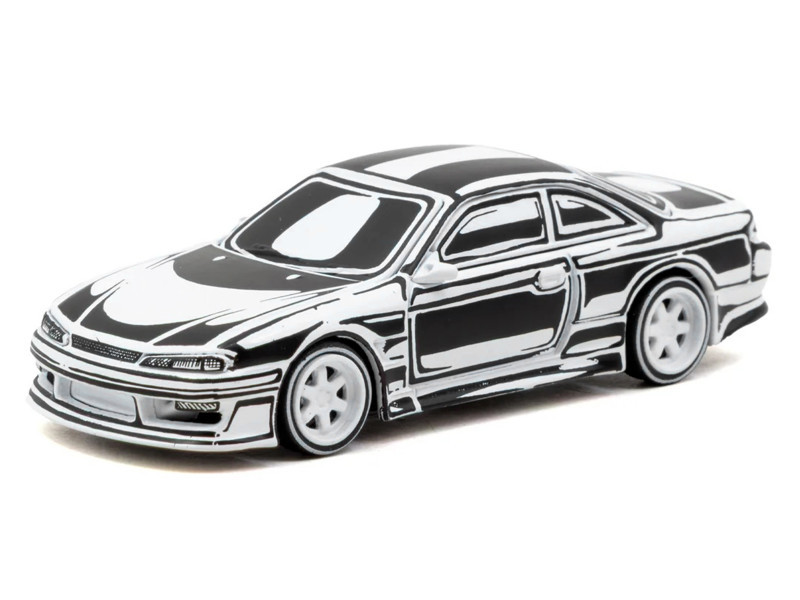 1/64 Tarmac Works Nissan Vertex Silvia S14 Designed by JOSHUA VIDES Diecast Car Model