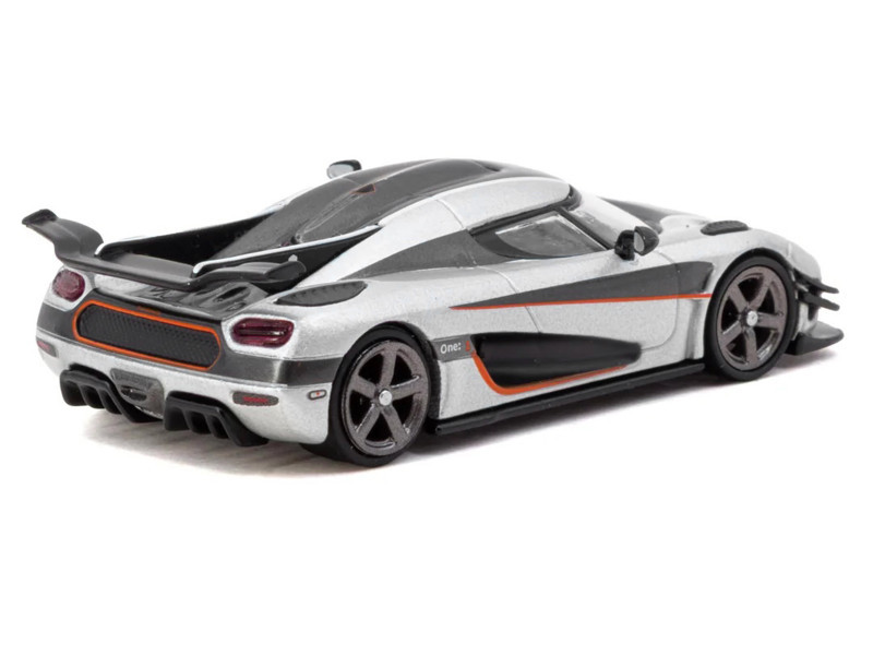 1/64 Tarmac Works Koenigsegg One:1 (Silver) Diecast Car Model
