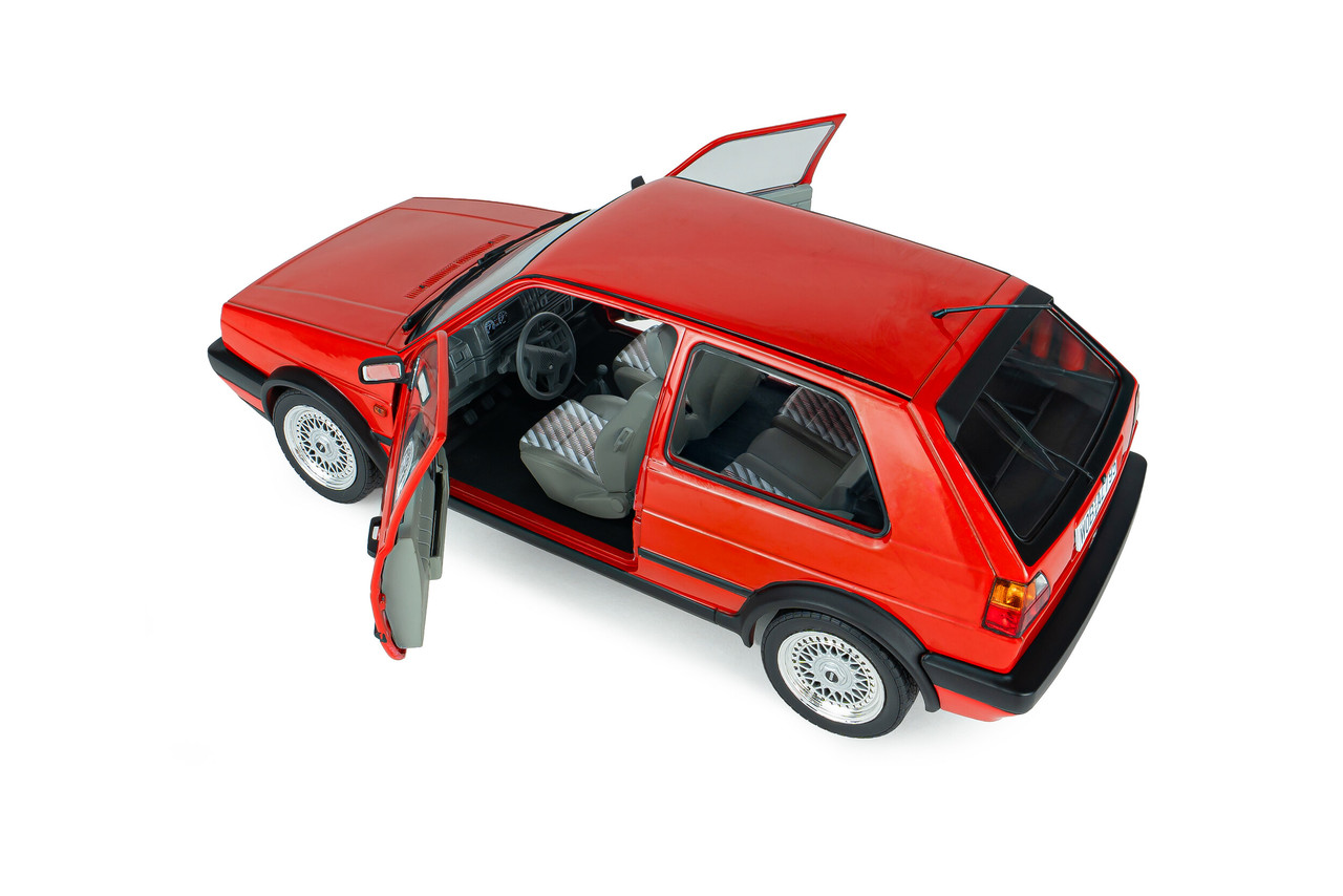 1/18 Solido 1989 Volkswagen Golf 2 Golf II GTI G60 (Mars Red