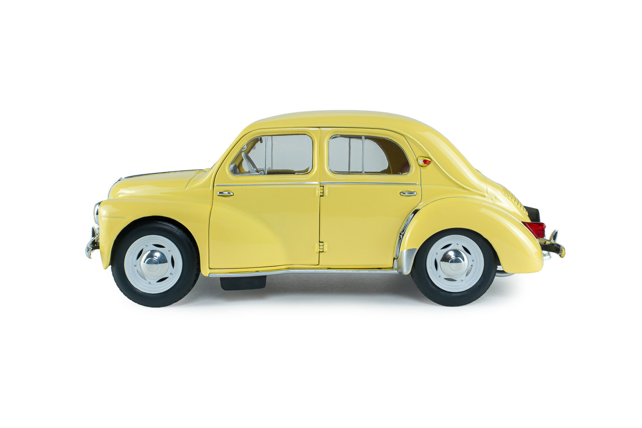 1/18 Solido 1961 Renault 4CV (Beige Yellow) Jaune Infante 162 Diecast Car Model