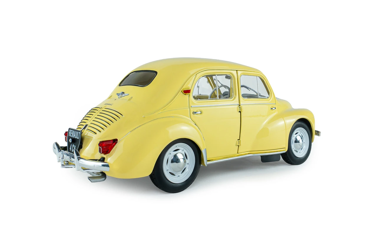 1/18 Solido 1961 Renault 4CV (Beige Yellow) Jaune Infante 162 Diecast Car Model