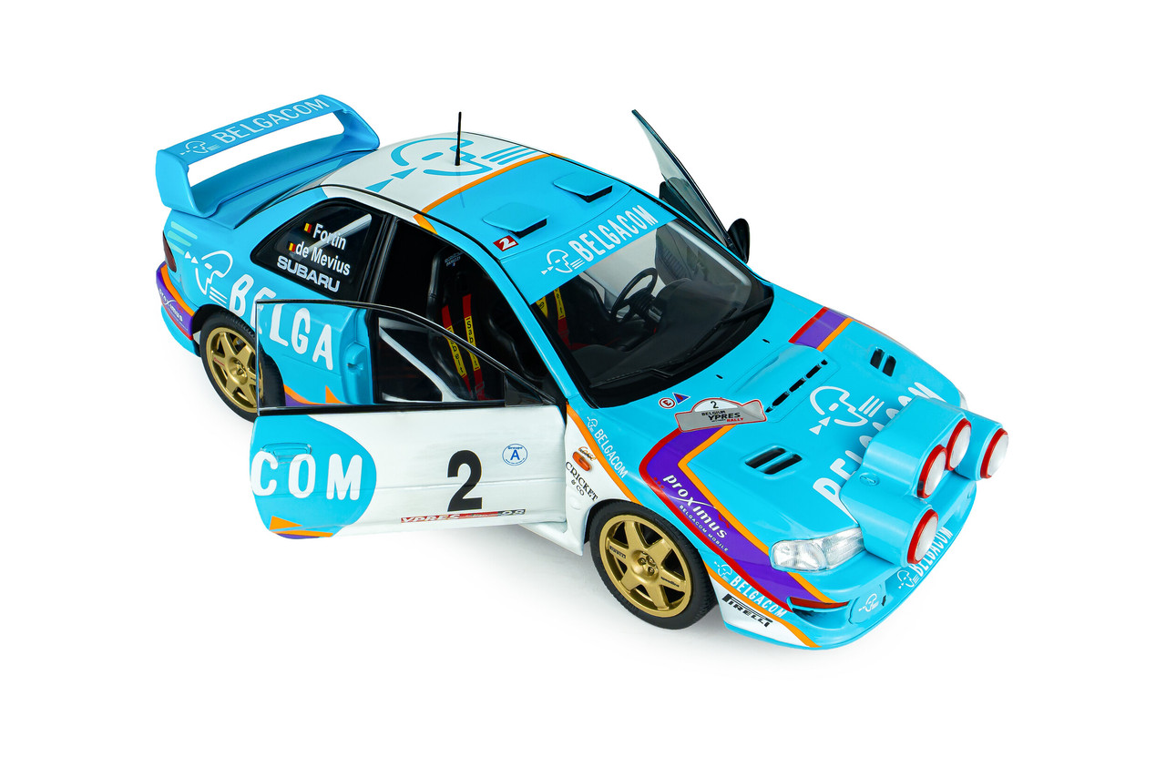 1/18 Solido 1998 Subaru Impreza S5 WRC99 Green #2 G.De Mevius, J-M