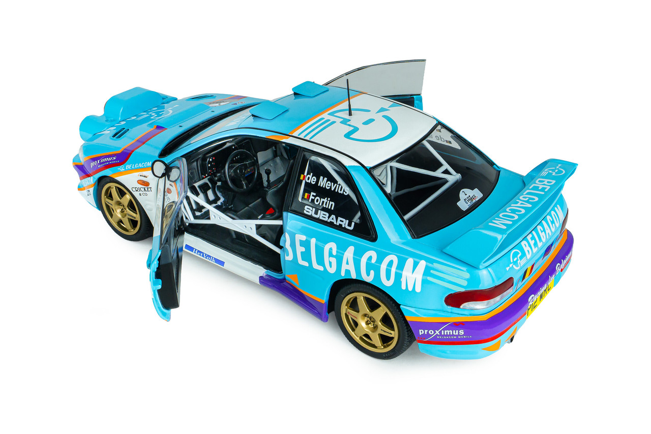 1/18 Solido 1998 Subaru Impreza S5 WRC99 Green #2 G.De Mevius, J-M