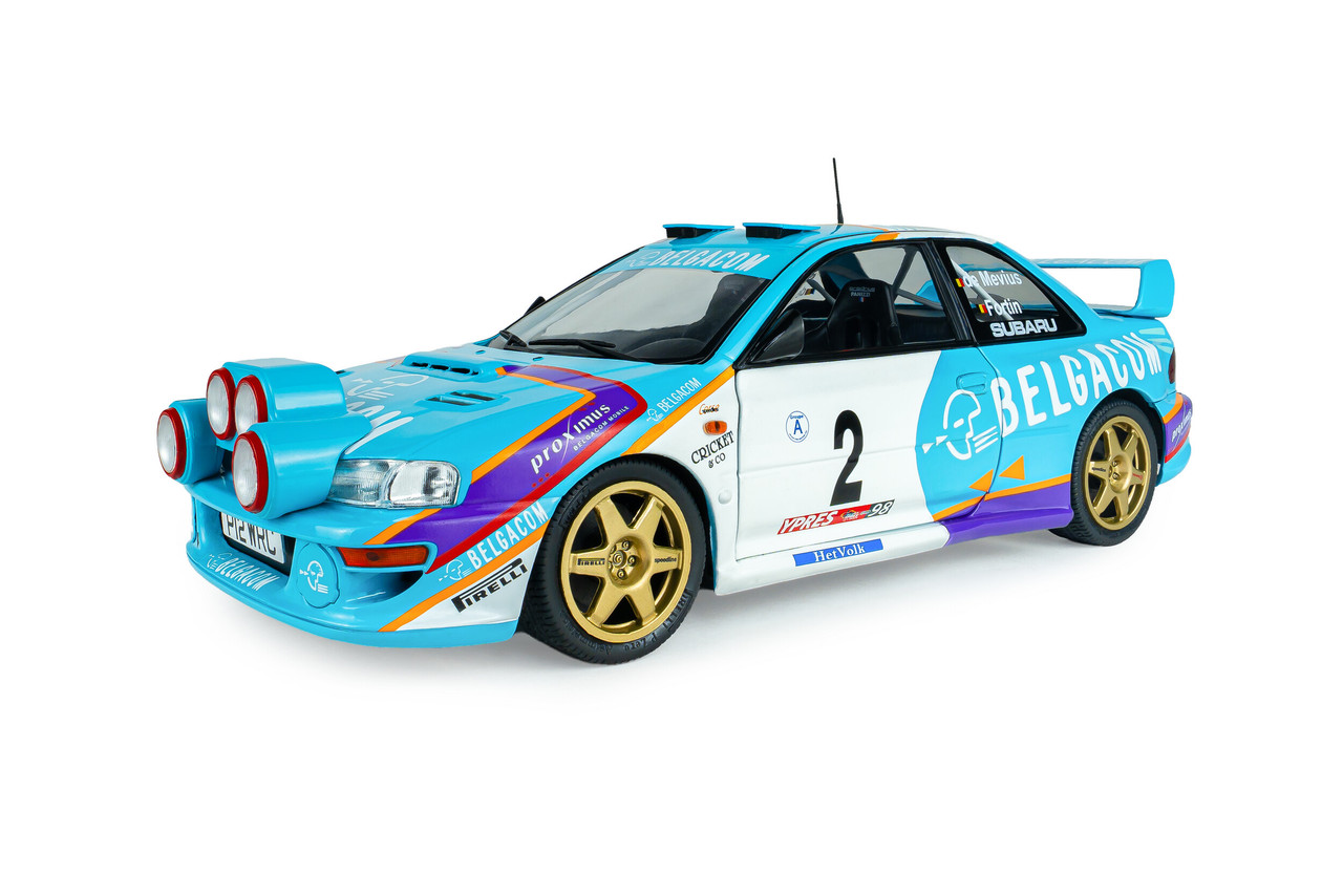 1/18 Solido 1998 Subaru Impreza S5 WRC99 Green #2 G.De Mevius, J-M