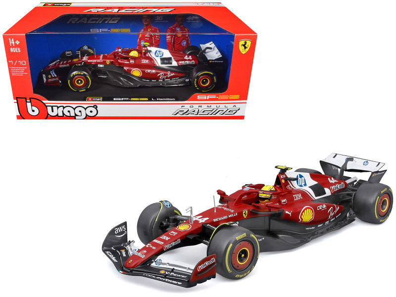 1/18 BBurago 2025 Formula 1 Charles Leclerc Ferrari SF-25 #16 Car