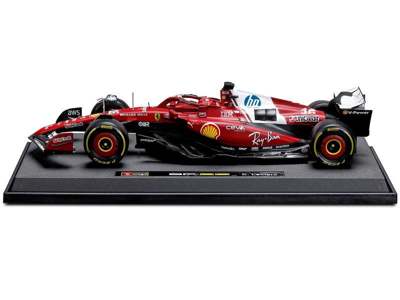 1/18 BBurago 2025 Formula 1 Charles Leclerc Ferrari SF-25 #16 Car